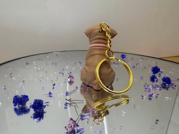 moipsw 🐶 Brelok Mops 3D – mały psiak, dużo uroku!