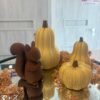 🎃 Dekoracyjne dynie 3D – DUŻA, ŚREDNIA i MAŁA, Wiewiórka