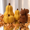 🎃 Dekoracyjne dynie 3D – DUŻA, ŚREDNIA i MAŁA, Wiewiórka